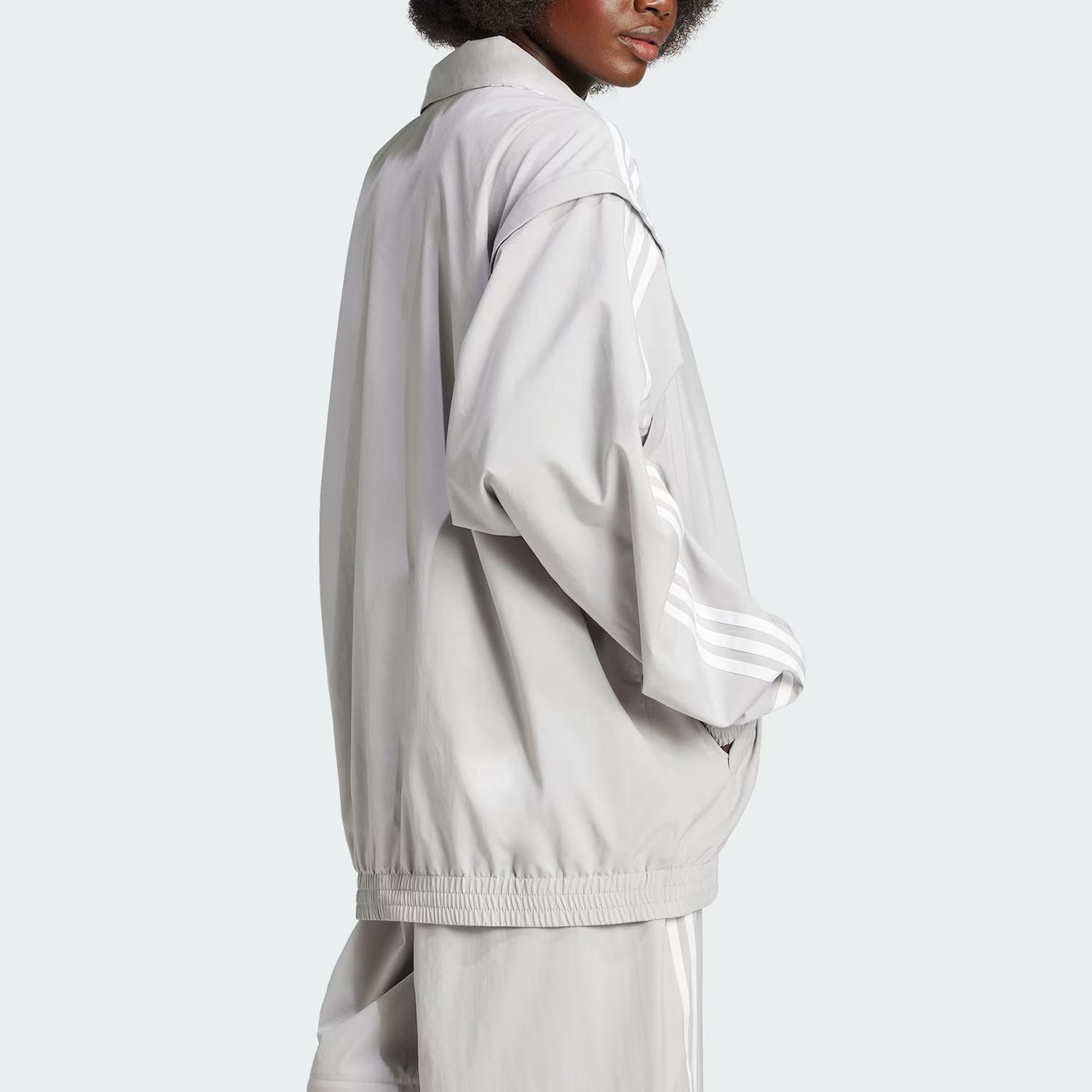 Adidas/阿迪达斯正品三叶草女士宽松经典休闲夹克外套JM9253,淘宝优惠券,粉丝福利购,淘宝优惠卷