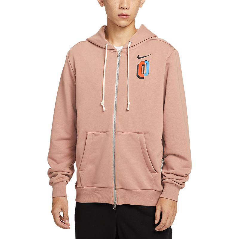 Nike/耐克正品Dri-FIT男士针织连帽印花篮球运动外套IO7918-271 - 图3