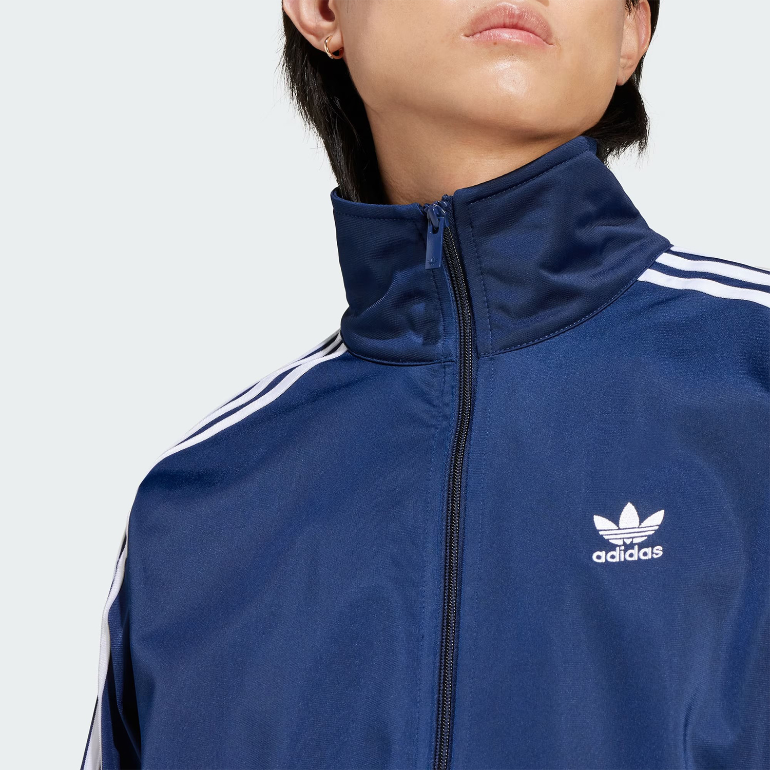 Adidas/阿迪达斯正品三叶草男士复古立领运动夹克外套IR9893 - 图2