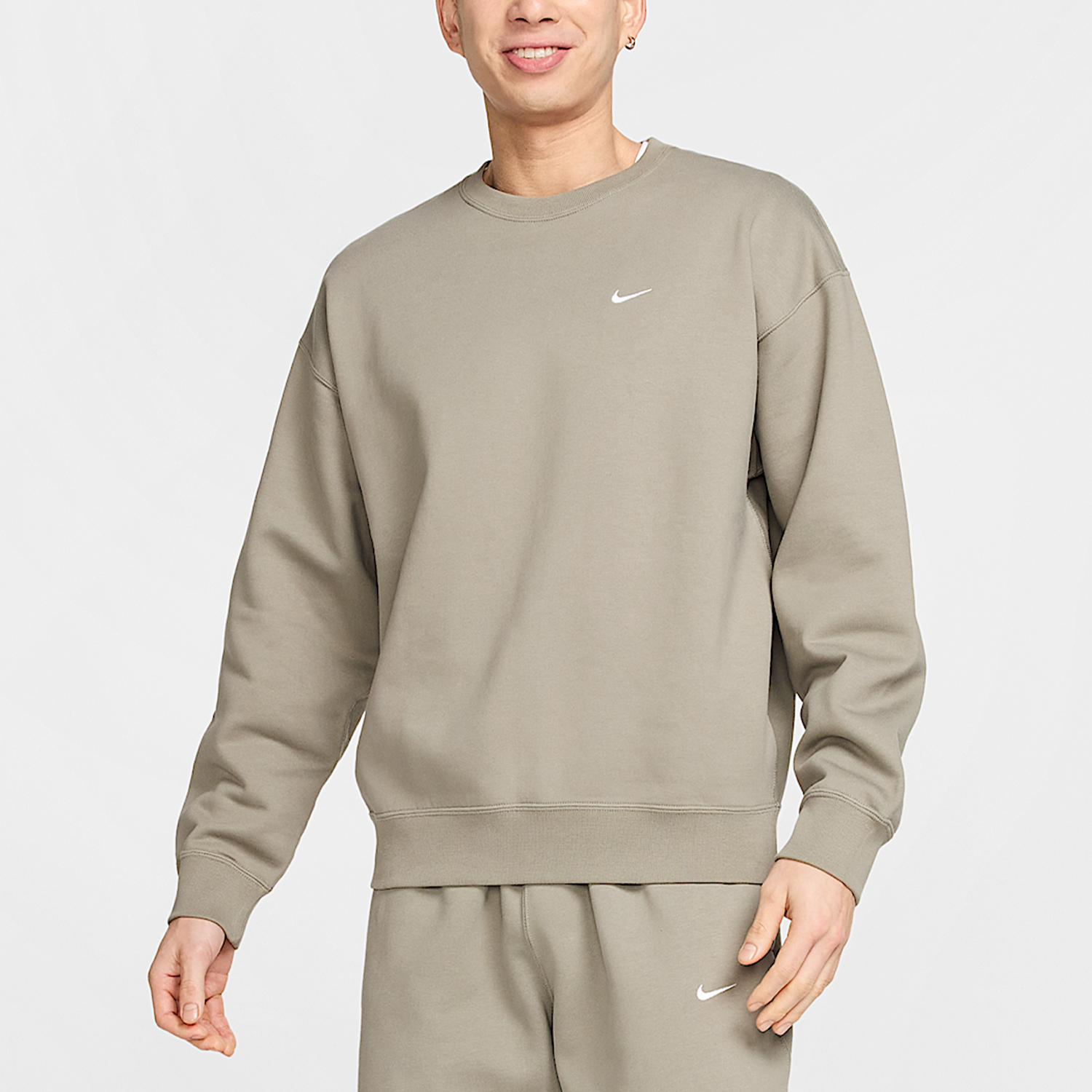 Nike/耐克正品春秋男士运动圆领套头长袖训练经典卫衣DX1362-320 - 图0