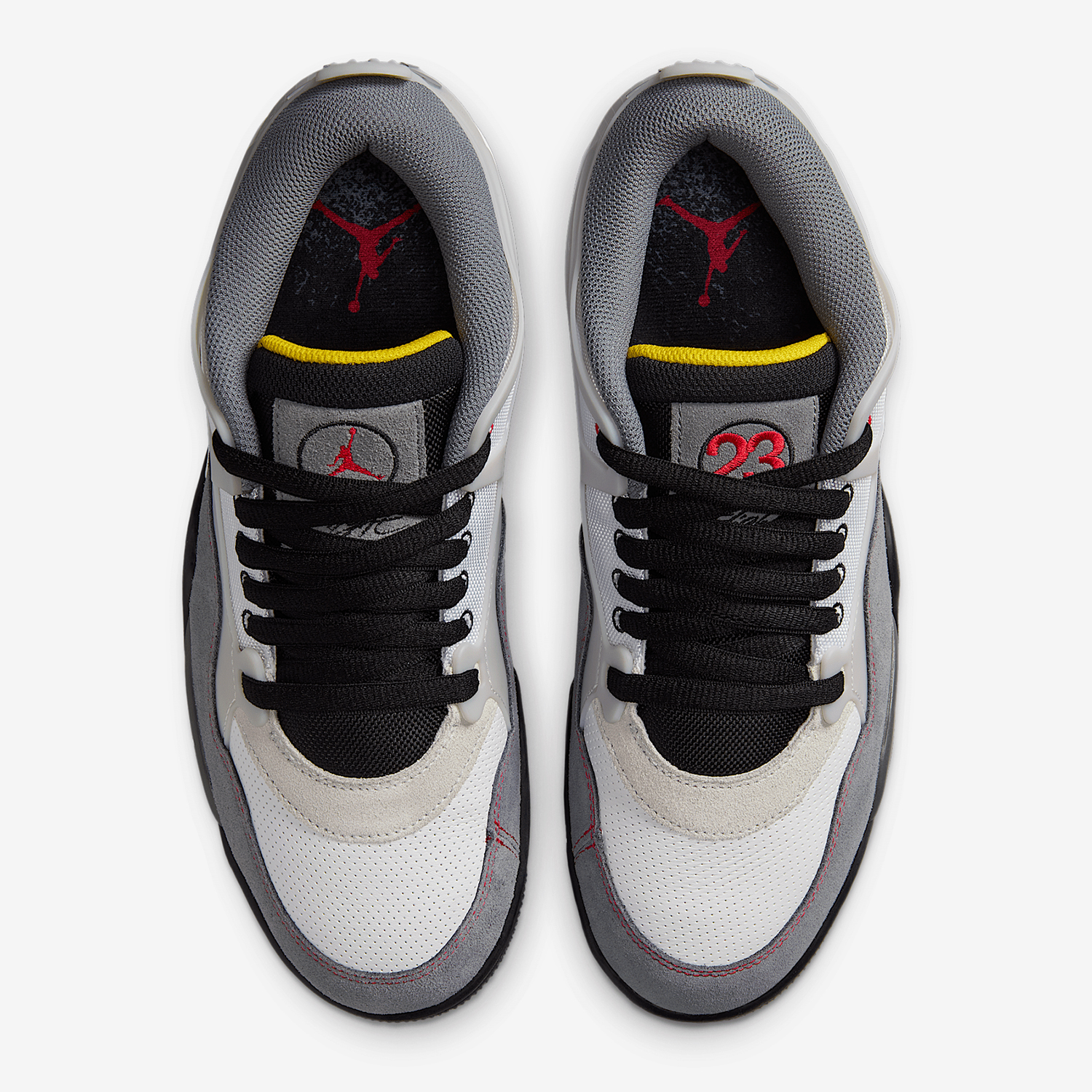 Nike/耐克正品JORDAN男士缓震气垫耐磨经典运动篮球鞋IB8052-100 - 图2