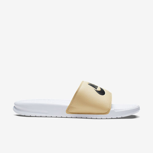 Nike耐克正品Benassi Jdi男一字带缓震轻便防滑拖鞋343880-108 - 图0