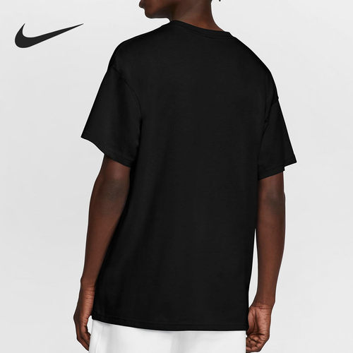 Nike/耐克正品男子夏季刺绣LOGO 圆领宽松运动短袖T恤 DA0321 - 图0