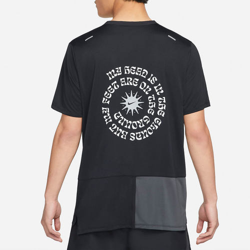 Nike/耐克正品DRI-FIT WILD RUN 男子透气运动短袖DM4666-010 - 图0