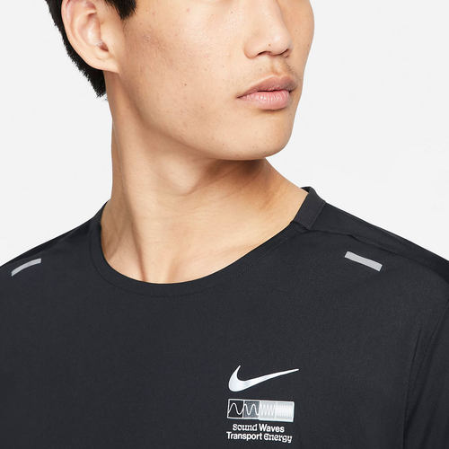 Nike/耐克正品DRI-FIT WILD RUN 男子透气运动短袖DM4666-010 - 图1