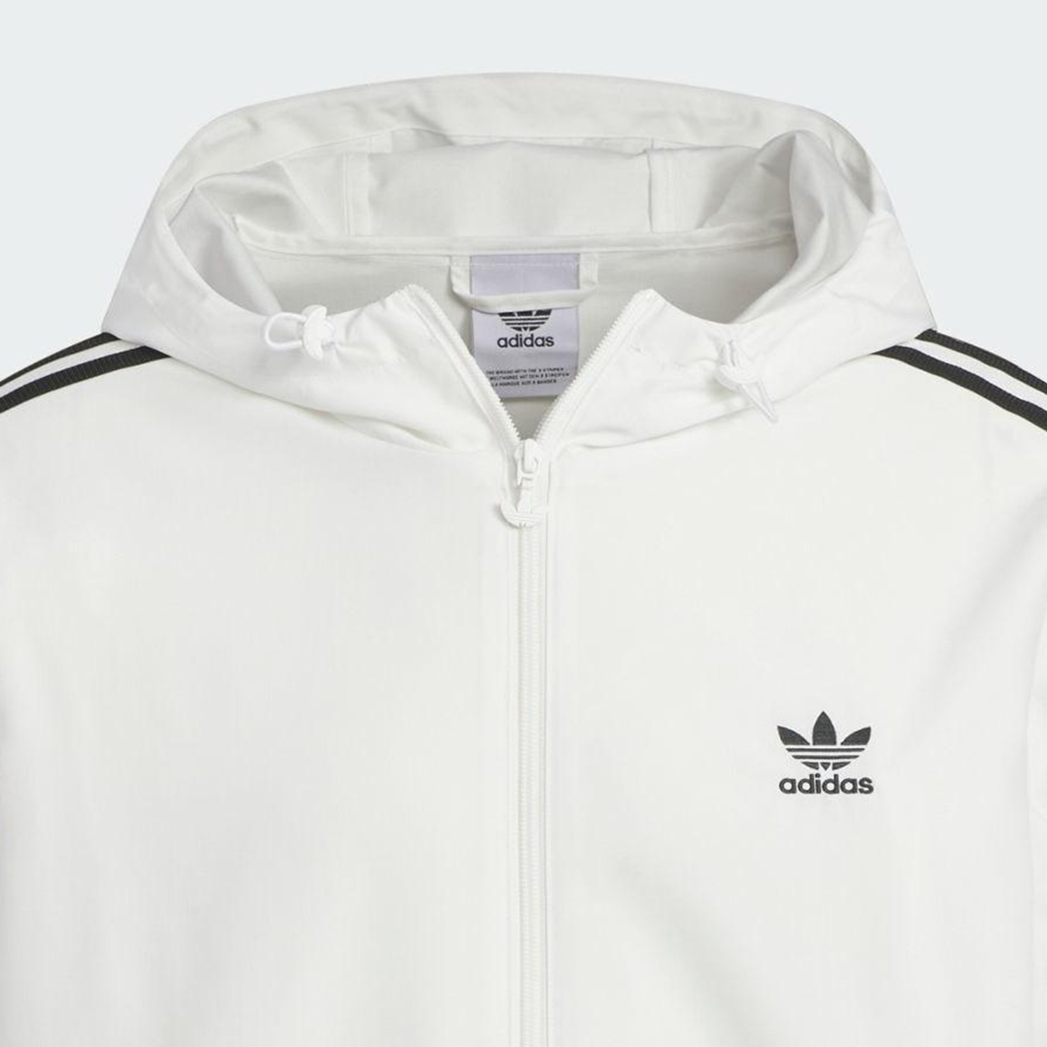 Adidas/阿迪达斯正品三叶草男女休闲三条纹梭织外套KB1944 - 图1