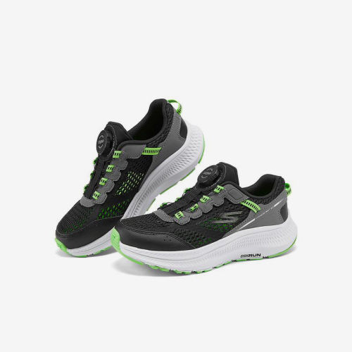 Skechers/斯凯奇正品四季款大童耐磨旋转扣透气运动跑步鞋405313L - 图1