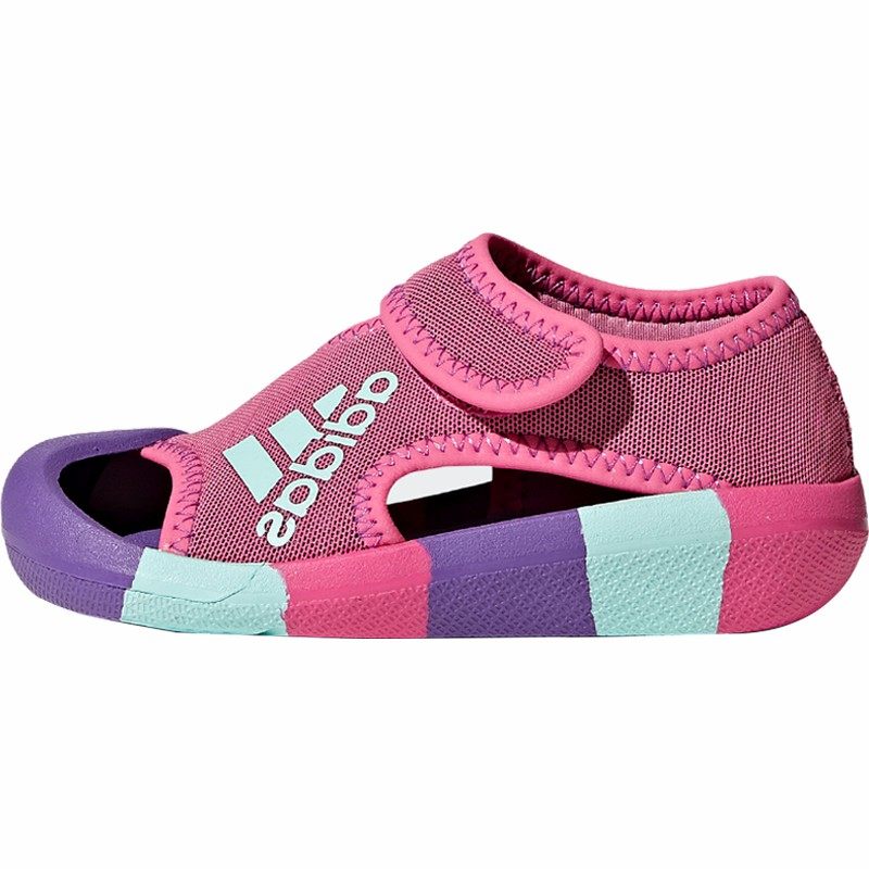 Adidas/阿迪达斯正品秋冬季男女童魔术贴沙滩鞋凉鞋  D97198,淘宝优惠券,粉丝福利购,淘宝优惠卷