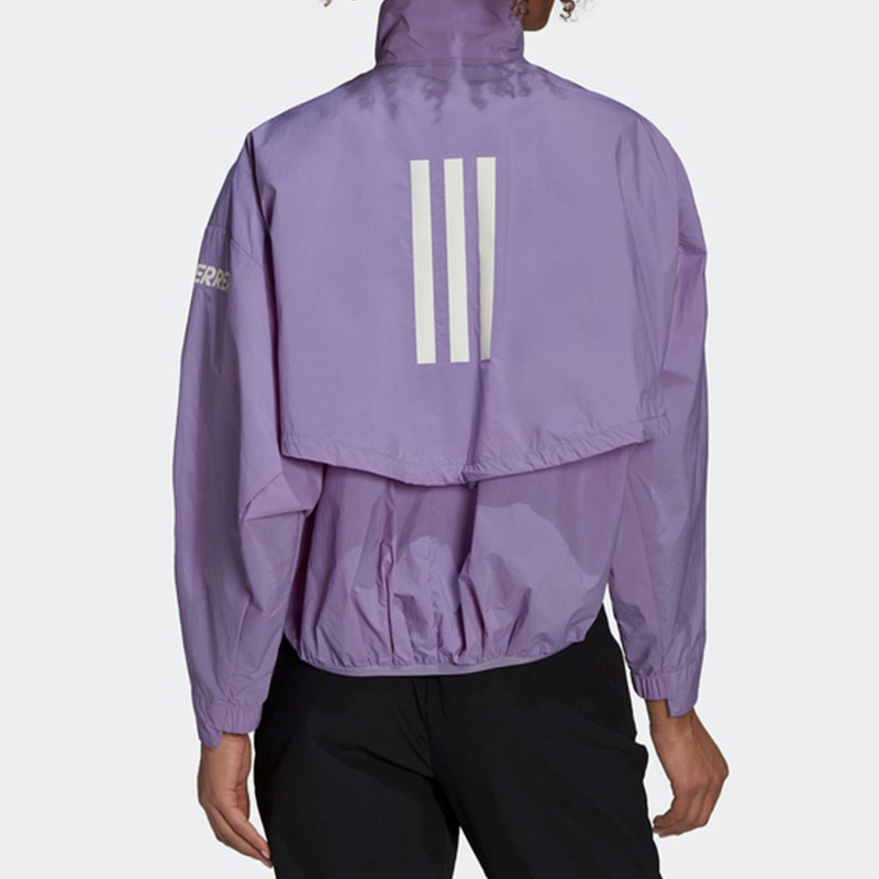 Adidas/阿迪达斯正品TERREX 女子户外抗风运动夹克外套H65707,淘宝优惠券,粉丝福利购,淘宝优惠卷
