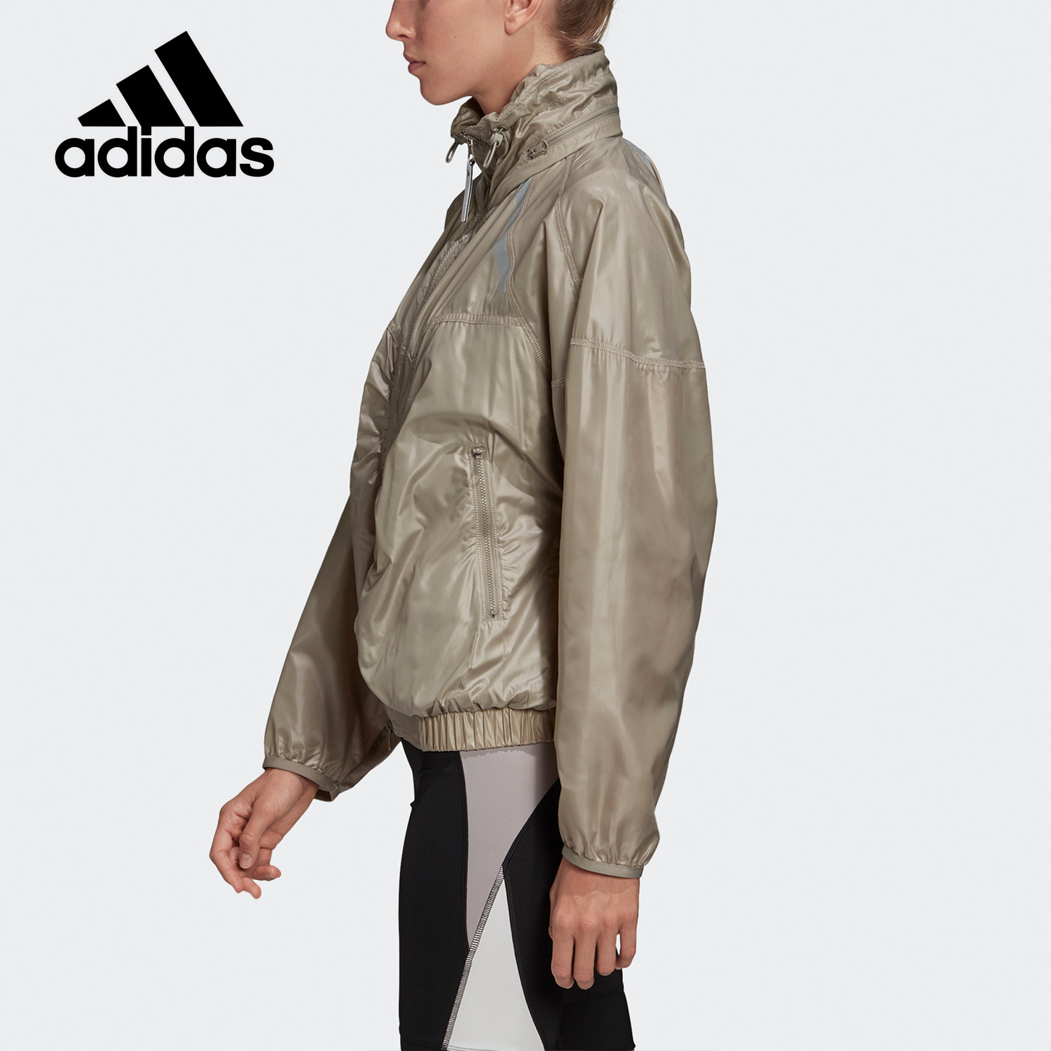 Adidas/阿迪达斯正品当季新款女子舒适运动训练夹克外套FK9687 - 图0