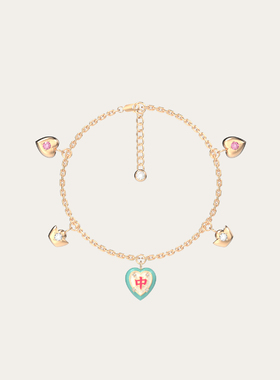 lazysuri所有女生的衣橱直播间万事中意、马上幸运珐琅耳环项链