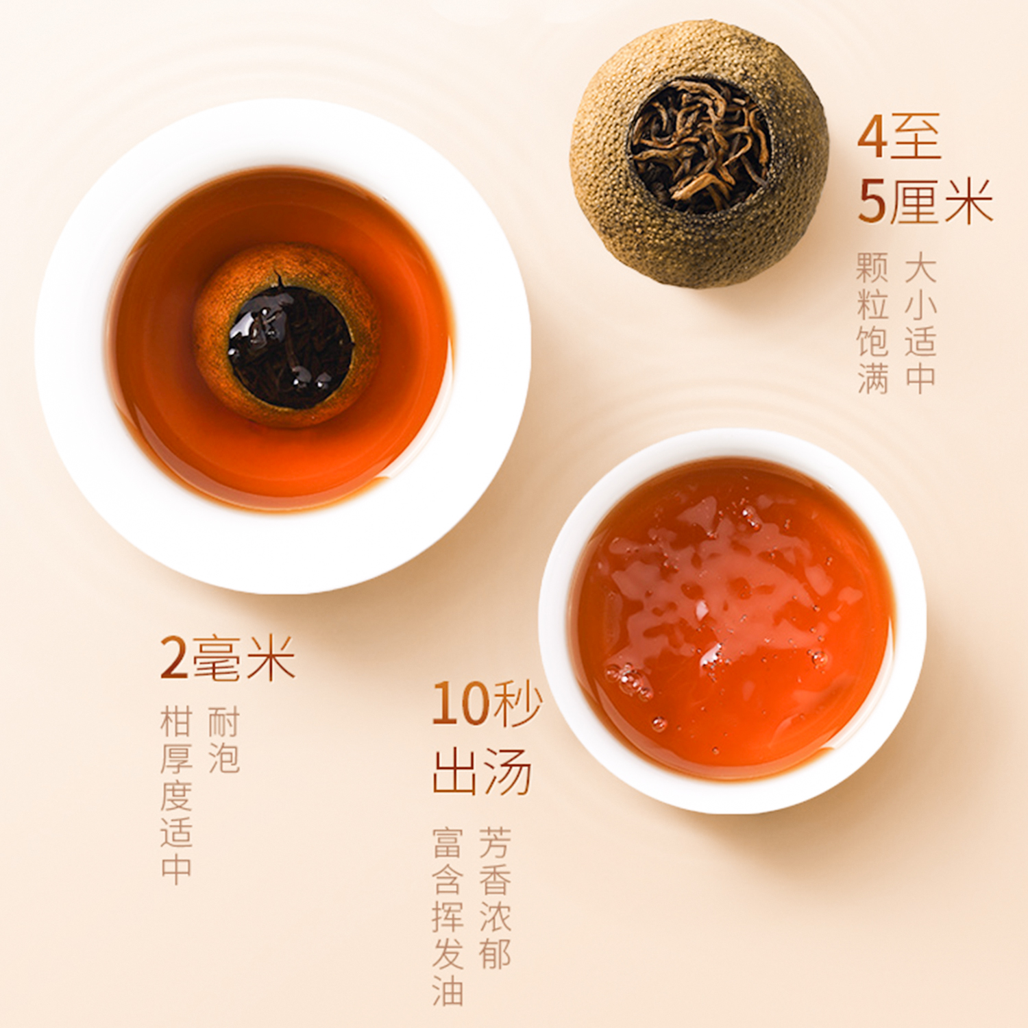 李陌茶 10+16小青柑普洱茶熟茶云南特级柑普正宗生晒普洱茶叶礼盒 - 图3