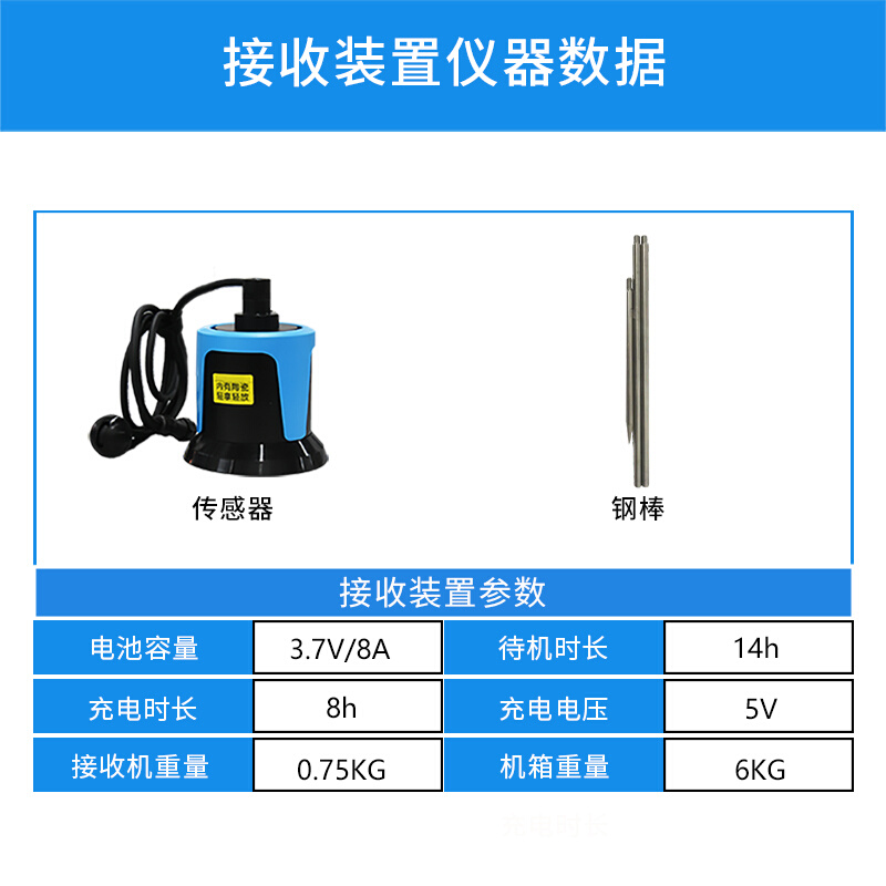 普奇PD300地下寻管仪PVC塑料管非金属管道检测仪复合智能探测仪 - 图1