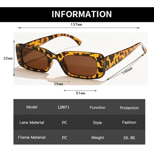 Fashion Sunglasses Classic Retro Square Glasses Women Brand - 图3