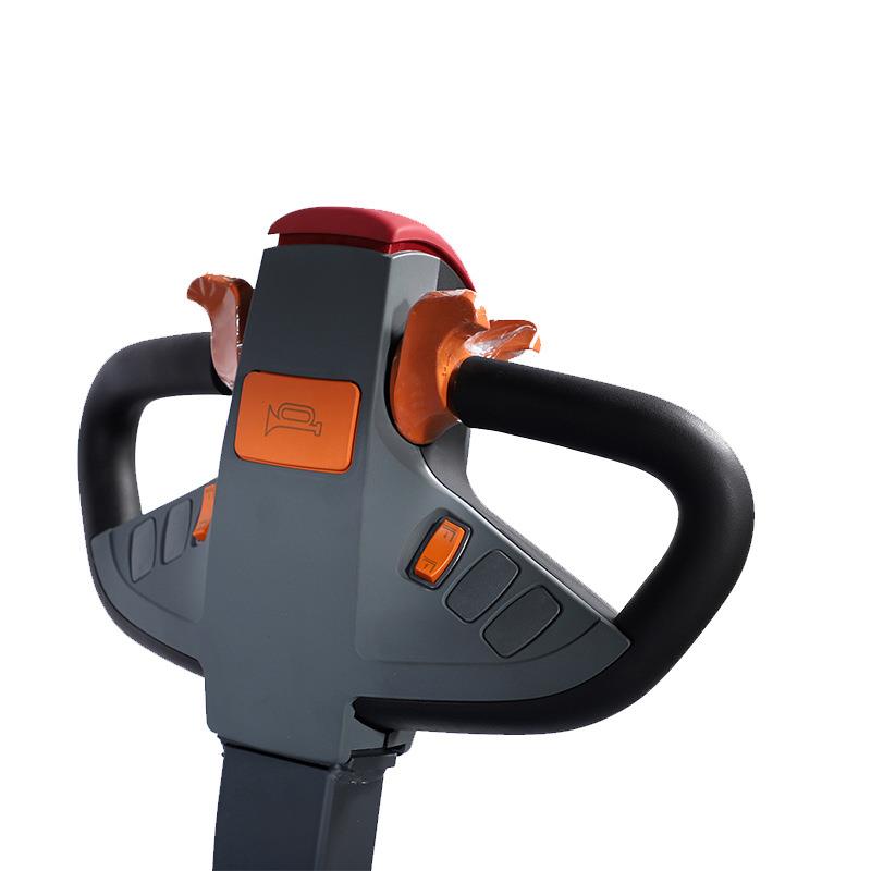 科力厂家步行式全电动单面托盘堆垛机灵活站驾式机械叉车堆高车 - 图0