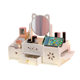 Makeup mirror wooden desktop dressing mirror with storage cat ear desktop dormitory dressing table with paper drawer
