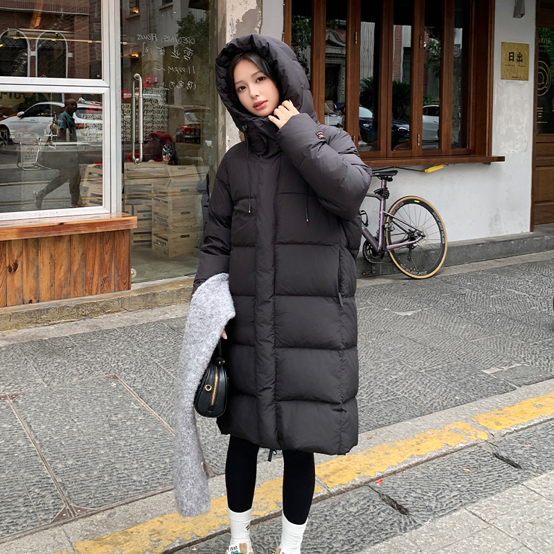 黑曜石六防面料中长款男女同款加厚六大绒宝锁温保暖防水防风防油