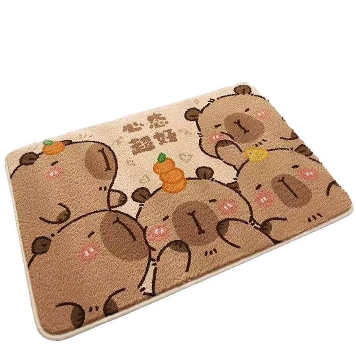 卡通浴室吸水地垫门口耐脏易打理防滑垫卡皮巴拉卫生间门口脚地垫,淘宝优惠券,粉丝福利购,淘宝优惠卷