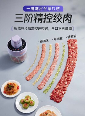 大宇和面绞肉绞菜三合合一绞肉机