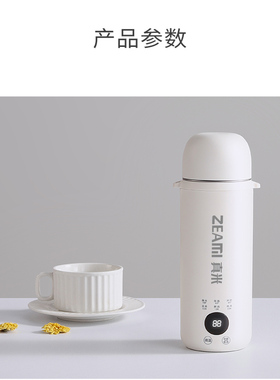 真米便携烧水杯插电/车载两用