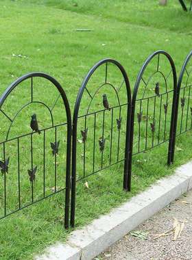 户外花园铁艺小篱笆庭院屏风装饰围栏公园花圃爬藤架免挖掘栅栏