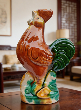 陶瓷十二生肖摆件本命年礼物手工