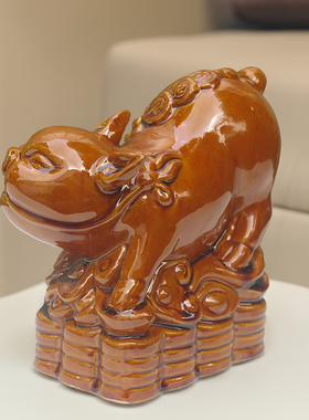 瓷福优陶瓷摆件中式书房美观