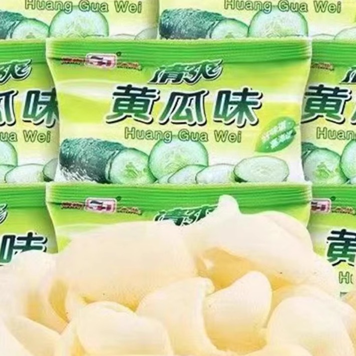 嘉海清爽黄瓜味膨化食品薯片追剧办公室休闲零食8090后校园回忆 - 图3