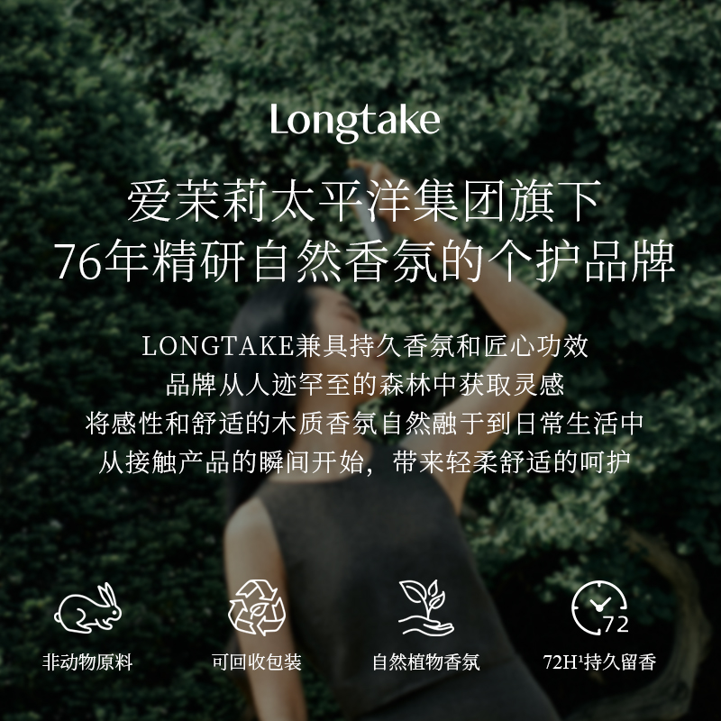 LONGTAKE森野罗勒香根草香氛持久洗发水发膜精油女防毛躁洗护套装 - 图2