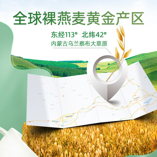 阴山优麦纯燕麦片孕妇无添蔗糖裸燕麦营养早餐冲饮燕麦片官方正品 - 图1