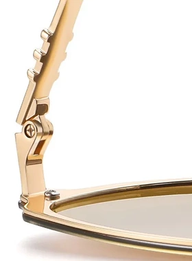 爆款时尚8703偏光金框太阳镜高级感复古防紫外线猫眼墨镜常备现货