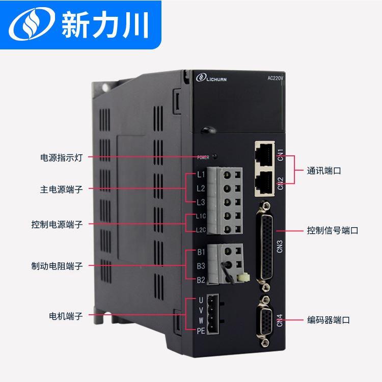 110型1.8W伺服电机支持MODBUS通讯6Nm3000转系统套装推荐-图1