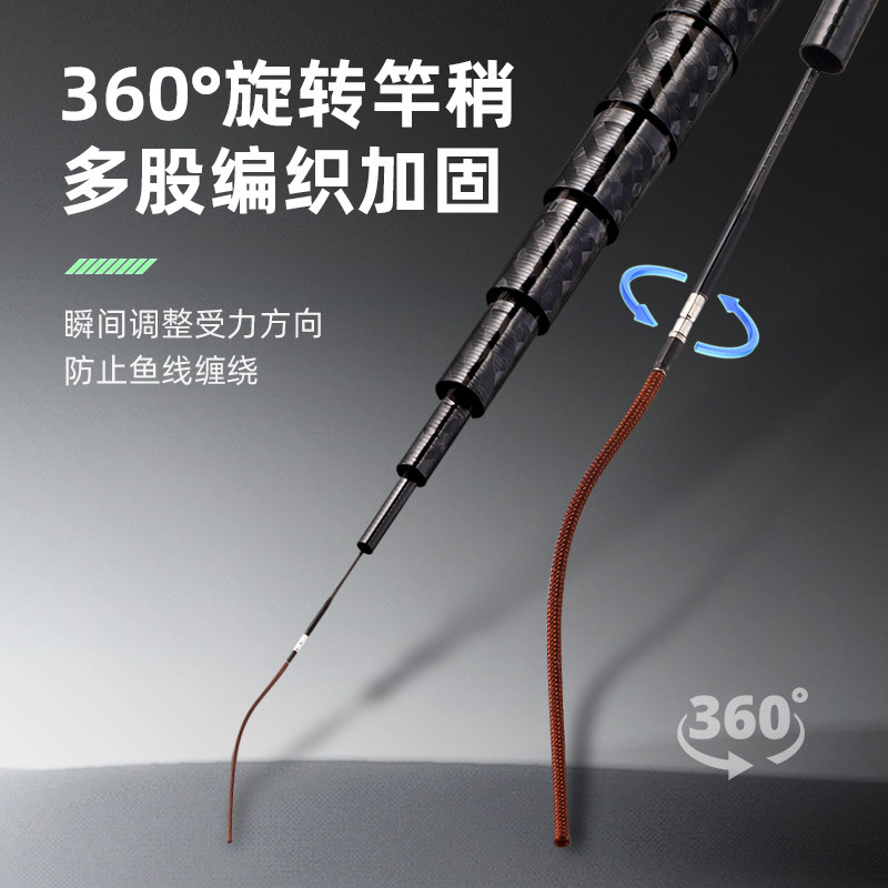 宫川穿云箭MAX碳素13米炮竿超轻超硬钓鱼竿19调传统钓鱼竿打窝杆,淘宝优惠券,粉丝福利购,淘宝优惠卷