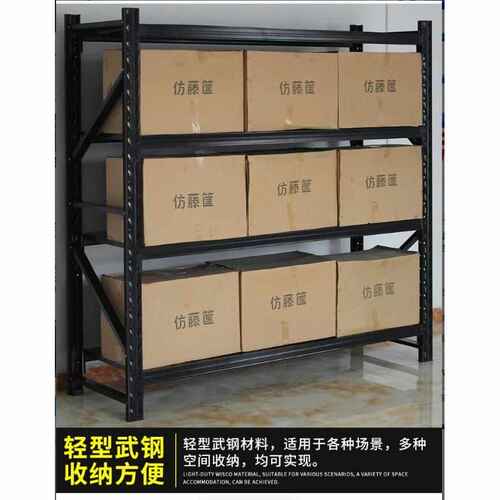 仓储快递置物架超市家用鞋架多层货架阳台置物架储藏室加新疆包邮 - 图3