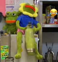 Working Frogs Sad Frogs Sun Flowers Paparazzi Frogs Wool Suede Toy Rocking Milk Tea Frog Doll to blame frogs