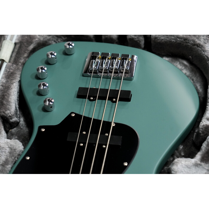 &Jamp;D BASS GUITARS MVJ-4 苍岭绿 白银色 电贝司 贝斯 - 图2