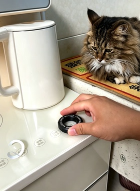 厨房防猫触摸电磁炉旋转保护盖