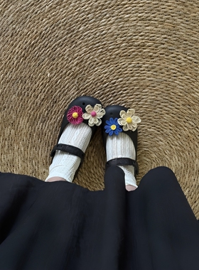 花园漫步芭蕾舞洞洞鞋可拆卸配件