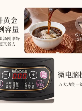 小熊煎药壶电煎中药壶