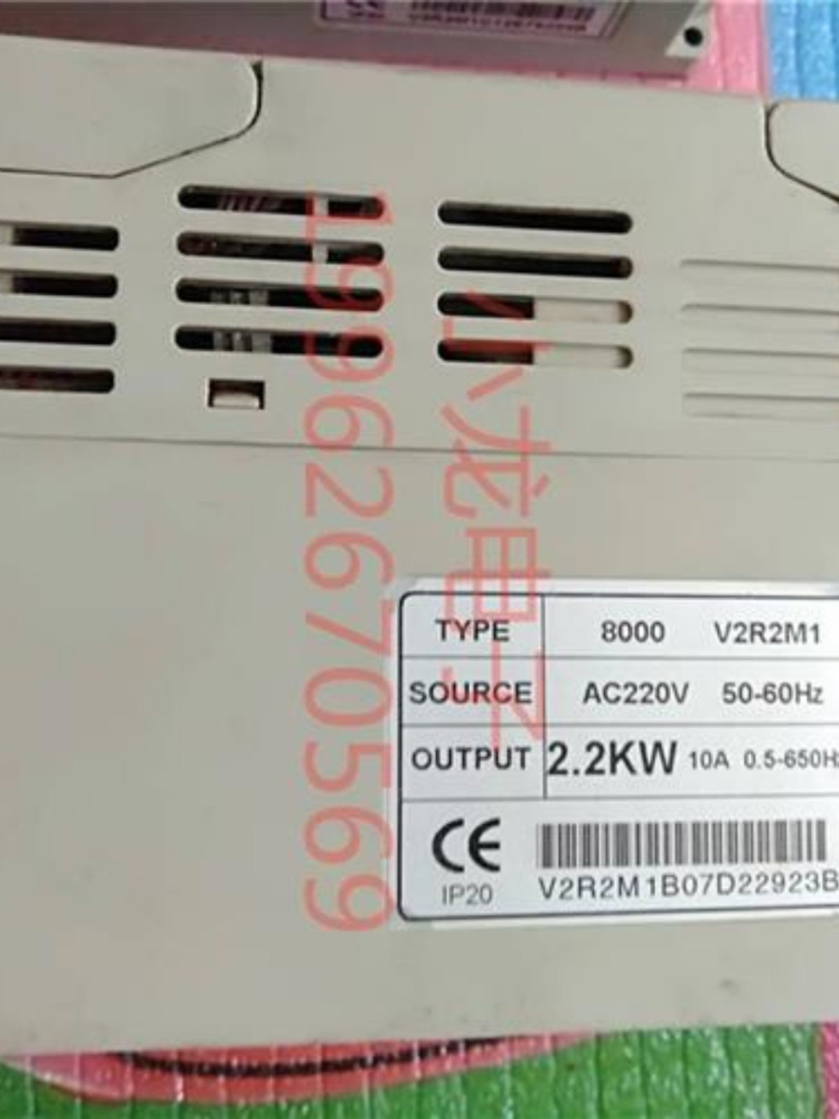 定制库存变频器8000 V2R2M1 22KW 220V现货测试好面板要解锁需询 - 图0