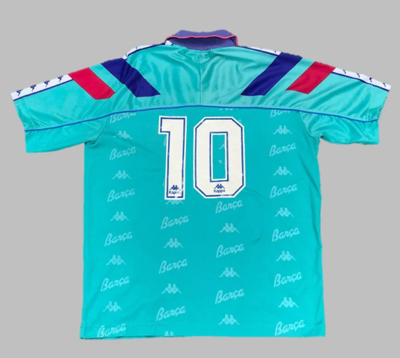 Retro 92 95 Barcelona ROMARIO KOEMAN Vintage Classic Jersey - 图1