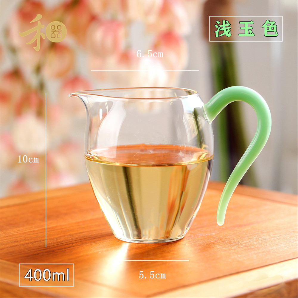 禾器晶彩怡然玻璃公道杯高硼硅玻璃茶海功夫茶具茶道分茶器330ml,淘宝优惠券,粉丝福利购,淘宝优惠卷