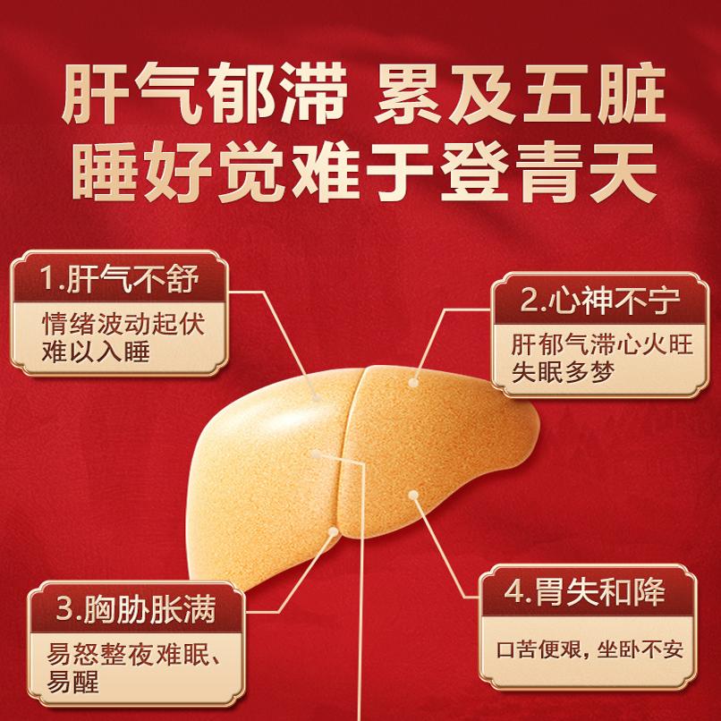 康祺解郁丸失眠多梦心神不安情绪低落胸闷胀满急躁易怒入睡困难-图0