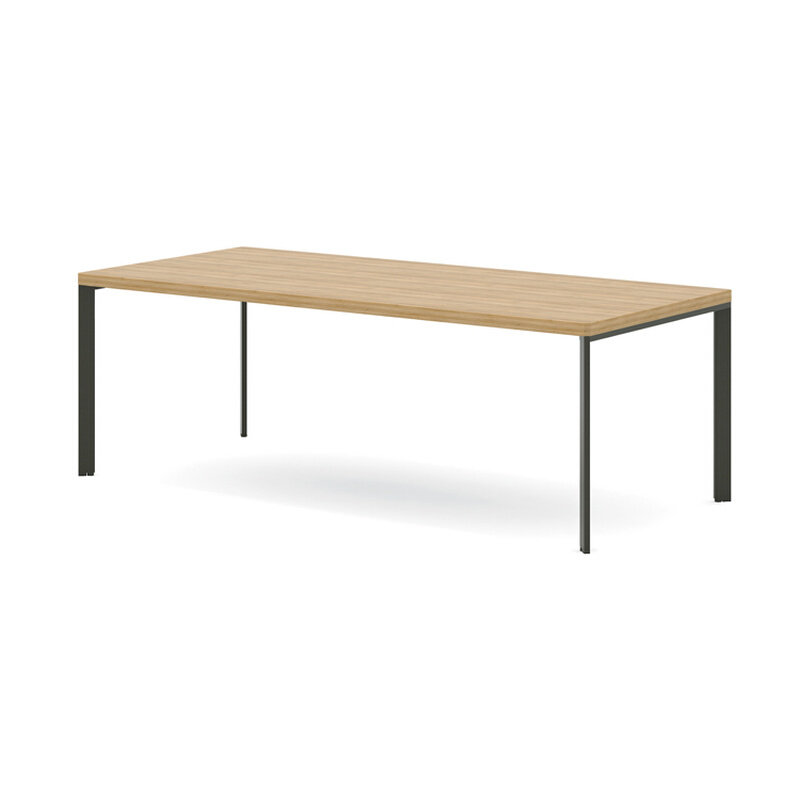 极简设计会议桌长桌简约现代会议室办公桌椅组合大小型洽谈工作台