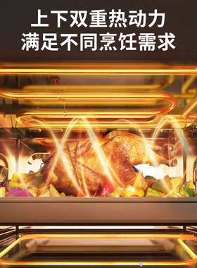 格兰仕微蒸烤炸一体机变频家用微波炉蒸烤箱空气炸官方旗舰RU