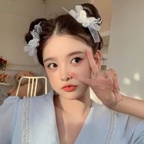 Child Butterfly Hair Clip Sensuo Senmei Butterfly Knot HAIR CARD HAIR CARD HAIR ACCESSORIES CLIP HAIR ACCESSORIES DOUBLE MATI LIU SEA CLIP