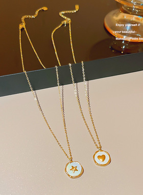 甜美可爱简约热销配饰时尚精致项链女百搭高级感小众设计感锁骨链