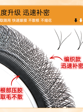 俄式三叶草睫毛嫁接欧美加粗浓密