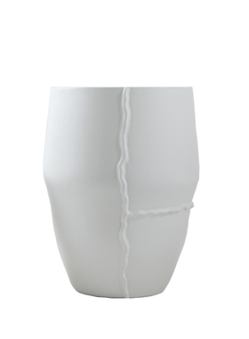 轻奢现代b黑色描金花瓶摆件样板房售楼处玄关创意家居黑白花器摆