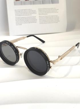 五条悟太阳眼镜户外防晒街拍可调节亮度太阳眼镜个性高级感相机式